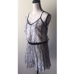 Urban Hearts Snake Printed Romper Medium NWT